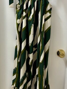 Boohoo | Dresses | Boohoo Pink And Green Ruffled Maxi Dress With Flutter  Sleeves | Poshmark